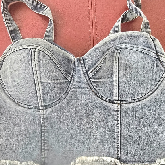 Denim Skirt Set - Picture 4 of 7